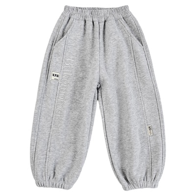 男童加绒裤子运动裤卫裤2025秋冬新款儿童加厚保暖一体绒休闲长裤