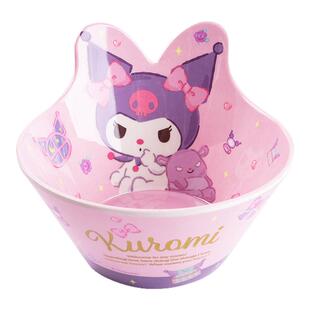 Kuromi库洛米成人儿童餐具盘碗杯勺宝宝辅食卡通分格餐盘菜盘子