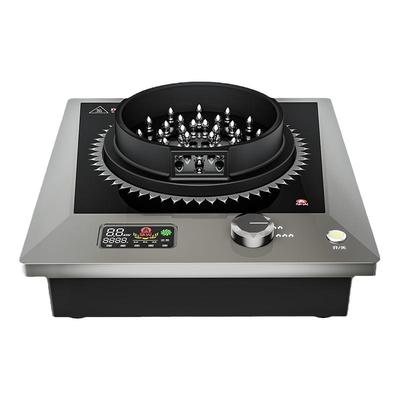 华火电燃灶电生明火2500W猛火电焰灶电火灶家用嵌入式台式灶单灶