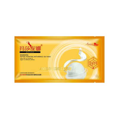 玛莎妮娜多肽水润抗皱蚕丝面膜