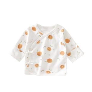 贝肽斯半背衣初生婴儿a类纯棉52码春秋新生儿衣服宝宝上衣和尚服S