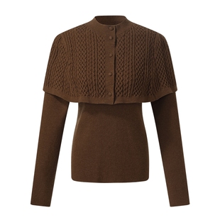 首降5折|歌莉娅上衣两件套女2025新款秋季贵气高级感巨好看穿搭