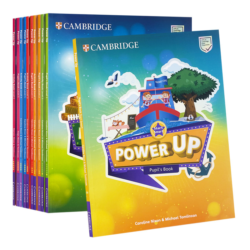 【自营】剑桥原版少儿英语Power Up 1 2 3 4 5 6级学生套装 powerup剑桥中小学英语教材 进口现货YLE考试英文备考书籍cambridge