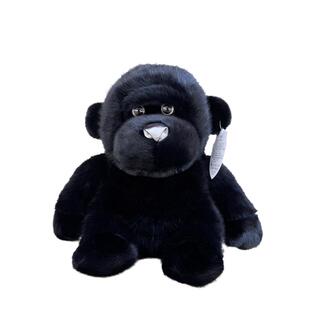 新款正版柔软抱睡黑猩猩公仔大金刚毛绒玩偶创意玩具男孩生日礼物