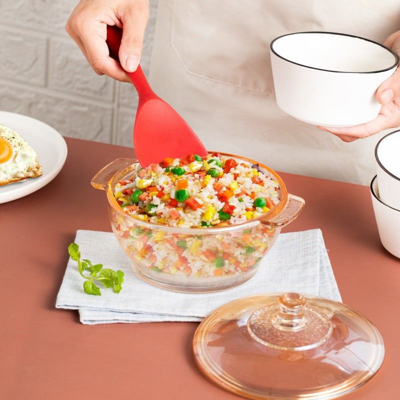 全包一体加厚硅胶锅铲厨房不粘锅炒菜家用铲子食品级耐高温铲