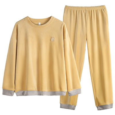 秋冬季女士海岛绒家居服