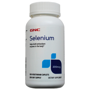 初七发货 美国GNC硒Selenium200mcg200片26年9 酵母有机硒 健安喜