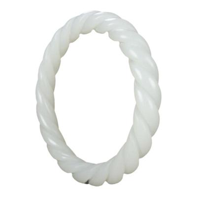 复古麻花手镯绞丝新疆羊脂白玉镯