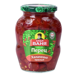 瓦尼亚老爹俄罗斯国家馆进口腌渍红辣椒圈腌渍辣椒圈下饭菜咸菜