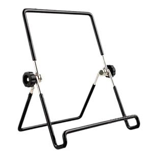 清朗 桌面小铁架台面展示架ipad支撑架黑板小架子可折叠小书架阅读支架