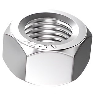 304不锈钢细牙反牙螺母左旋六角左牙螺帽反丝反扣M10M12M16*1*1.5