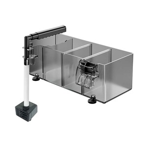 鱼缸过滤器小型外置壁挂多格过滤滴流盒净水循环增氧三合一新款