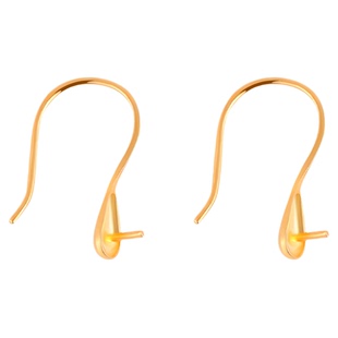 925纯银珍珠耳钩耳勾diy配件耳坠高级感耳环空托银钩耳饰不过敏