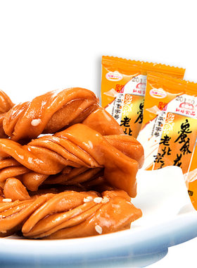 红螺食品蜜麻花北京特产传统糕点