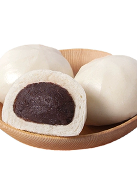 大笑叉烧包奶黄豆沙包包点早餐