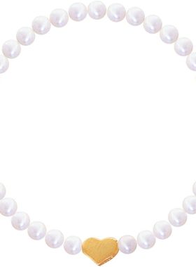 天然淡水珍珠松紧款手链