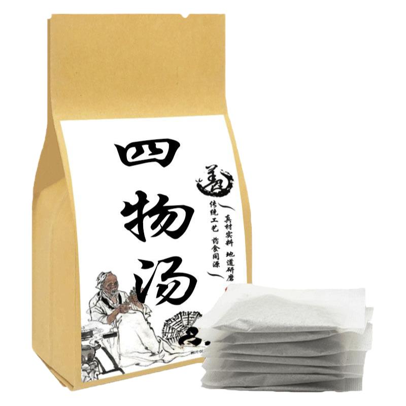 四物湯四物飲袋泡四物茶同仁堂品質(zhì)八珍湯中藥材當(dāng)歸熟地川芎白芍