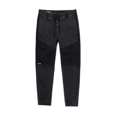 ABLE JEANS【束脚滑板裤】春秋男士松紧腰抽绳机能徒行运动牛仔裤