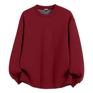 回力加绒卫衣男款秋冬新款过年跨年喜庆红色上衣2026马年套头衫A