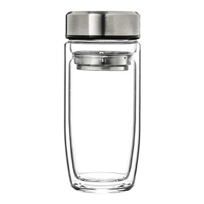 大容量双层隔热耐高温男士玻璃杯