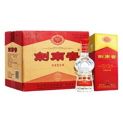 水晶剑南春52度500mL*6瓶整箱装