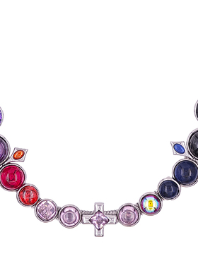 madebydizon彩色宝石锁骨链圣诞