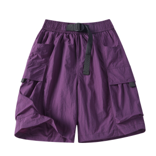 大码男装潮牌休闲短裤男款夏季宽松薄款潮流五分裤男胖子加肥加大