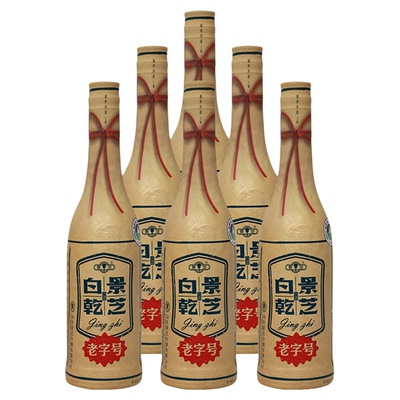 景芝白干升级版52度500ml*6白酒