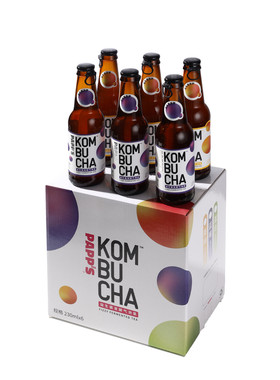 PAPPS康普茶饮品低糖发酵气泡茶
