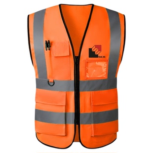 上海建工马甲反光背心工地反光衣领导工作服一建装饰基础五建集团