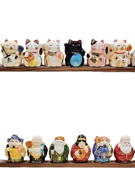 日本进口料理店七福猫创意陶瓷