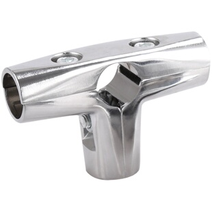 32不锈钢管合金连接件 晾衣架配件紧固件管卡扣接头两通 永固五金