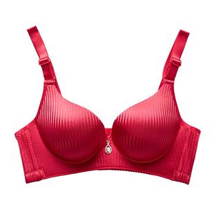 无钢圈加厚文胸超厚8CM小胸平胸专用a杯特厚调整型光面女内衣性感