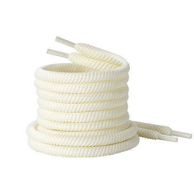 面包鞋厚底粗圆黑米白色鞋带绳