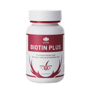 Gitewa10000mcg生物素胶囊90粒biotin维生素B7防脱发生发黑发男士