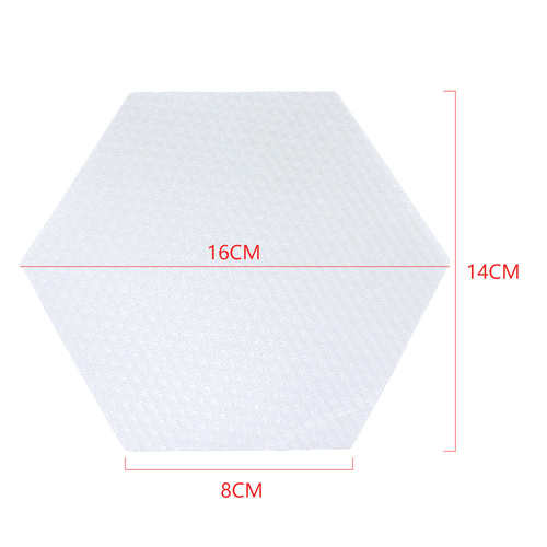 冲浪板防滑贴sup浆板保护脚垫六角蜂窝防滑垫透明止滑膜配件22片