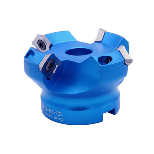 KM12高光铝用刀盘45度cnc数控铝刀盘SEHT1204轻型铝合金面铣刀盘