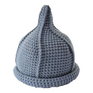 呵哈手工编织婴儿童毛线奶嘴帽子冬可爱男女宝宝钩针织diy材料包