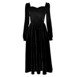 黑色法式晚礼服裙成人礼女生轻奢小众主持人连衣裙高级感演出服女