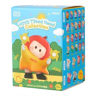 【现货】YOYO右右酱萌趣歪头盲盒miniso上班上学搭子yoyo酱摆件潮