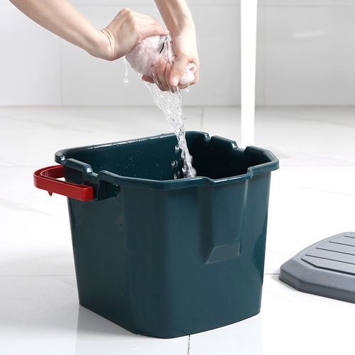 可坐钓鱼桶方形多功能浴室加厚物手提盖储鱼带塑料家用洗澡装水桶