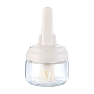 油刷油瓶一体玻璃家用厨房烙饼耐高温烧烤刷工具食品级硅胶烘焙刷