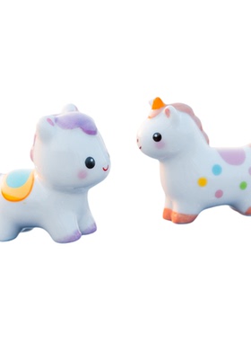 陶瓷筷架阳光彩虹小白马儿云朵