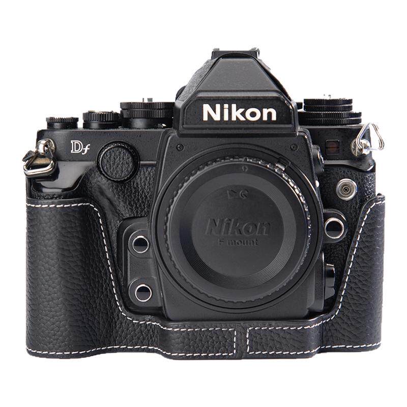 适用于尼康DF皮套Nikon真皮相机保护套保护壳 头层牛皮相机保护套