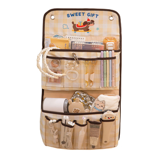 大宿小舍收纳挂袋挂在床上的置物架床头悬空学生床边衣物收纳神器