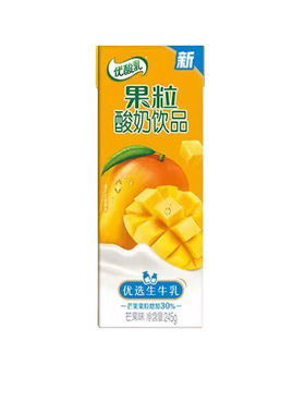 伊利优酸乳芒果果粒酸奶245g*10