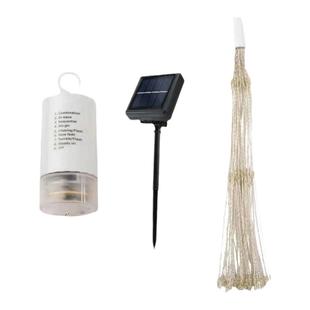 太阳能烟花灯爆炸灯星星灯蒲公英婚庆布景庭院悬挂装饰铜线灯