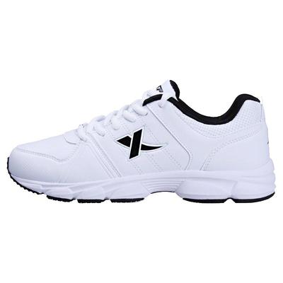 特步防水皮面男鞋跑步鞋减震跑鞋