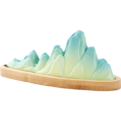 陶瓷千里江山线香炉文房摆件笔搁