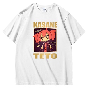 重音teto卡通周边acg虚拟歌姬cos|高质量重磅短袖t恤|衣服